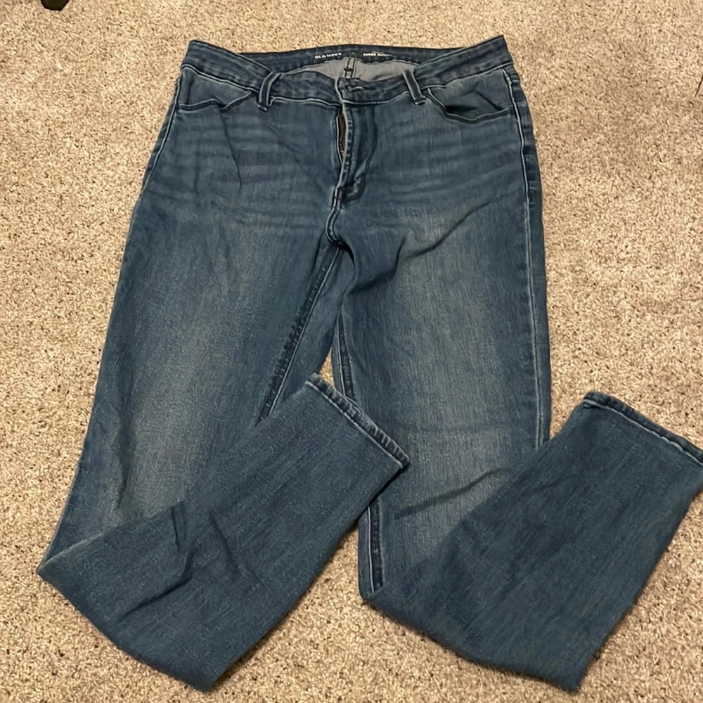 Old navy high rise supper skinny jeans